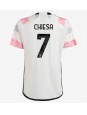 Juventus Federico Chiesa #7 Replika Borta Kläder 2023-24 Kortärmad